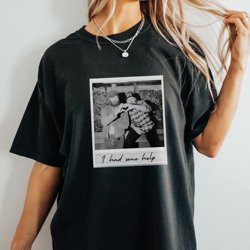 I Had Some Help Morgan Wallen Post Malone Shirt - It Takes Two To Break A Heart Hoodie, Sweatshirt | RetroVerseTees.com
