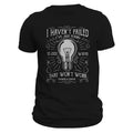 I Haven't Failed Electrician Thomas Edison Men's T-Shirt Casual Classic Hoodie, Sweatshirt | RetroVerseTees.com