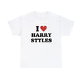 I Heart Harry shirt Love on Tour Gift for Harry Fan Menswear T-Shirt Hoodie, Sweatshirt | RetroVerseTees.com