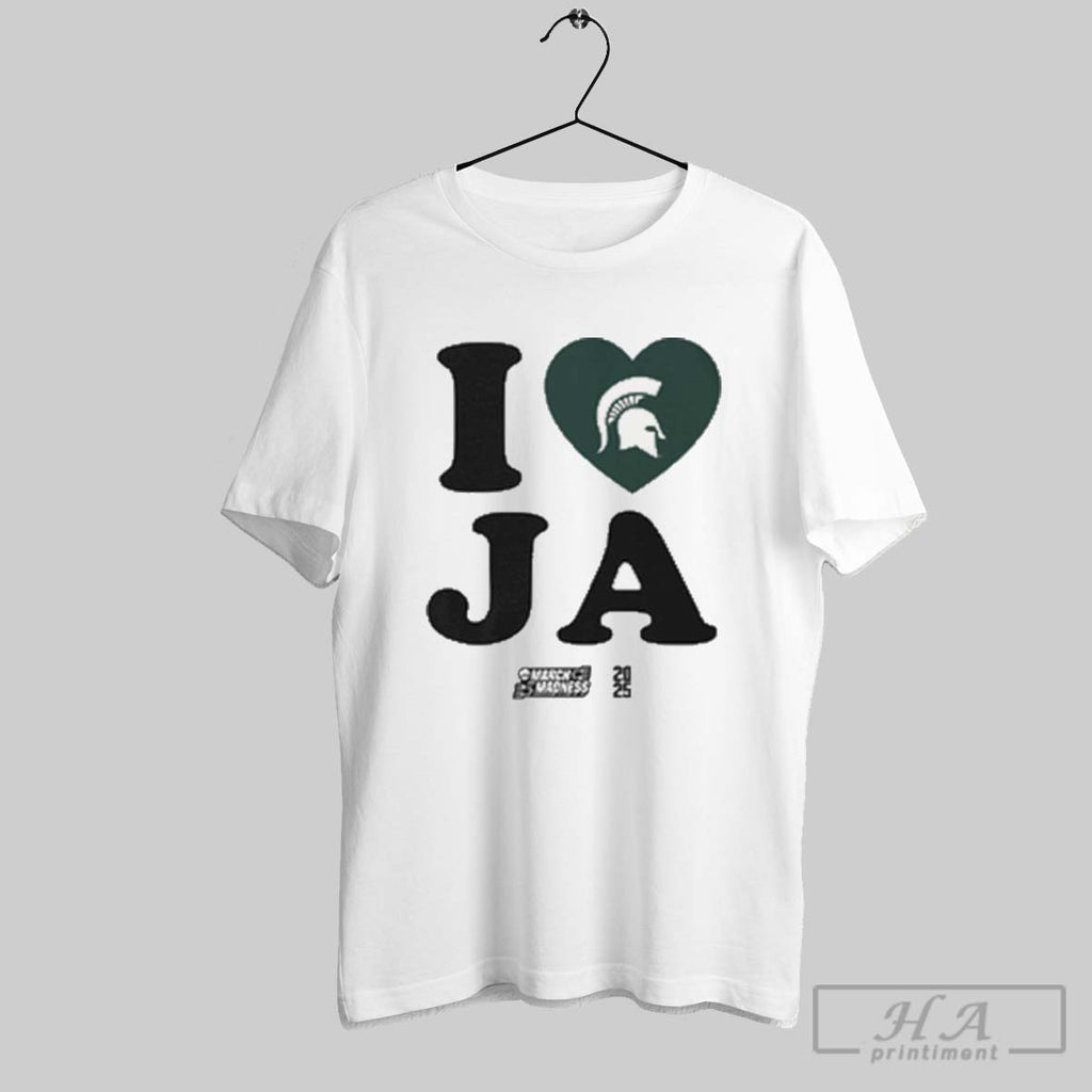 I Heart Ja Jaden Akins Ncaa March Madness 2025 Michigan State Spartans Mens Basketball
