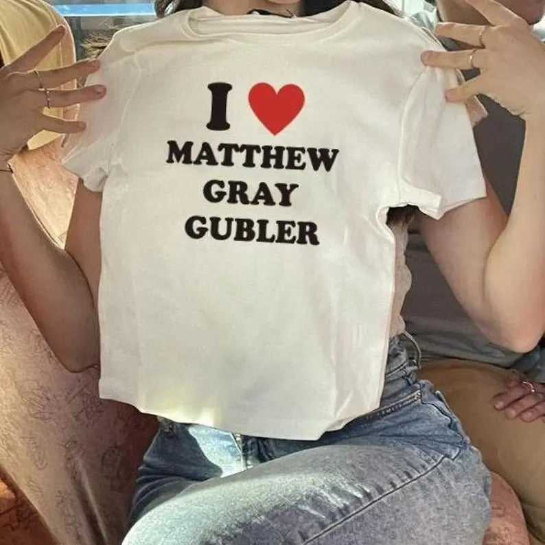 I Heart Matthew Gray Gubler | Movie TV Actor |  I heart | I love | 90s Aesthetic | Clothing, I Love Top Tee Shirt, Trendy...