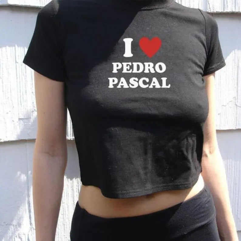 I Heart Pedro Pascal | Movie TV Actor | I heart | I love | 90s Aesthetic | Grunge Clothing Shirt, I Love Top Tee Shirt,...