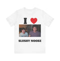 I Heart Slushy Noobz Unisex Cotton Graphic Tee Hoodie, Sweatshirt | RetroVerseTees.com