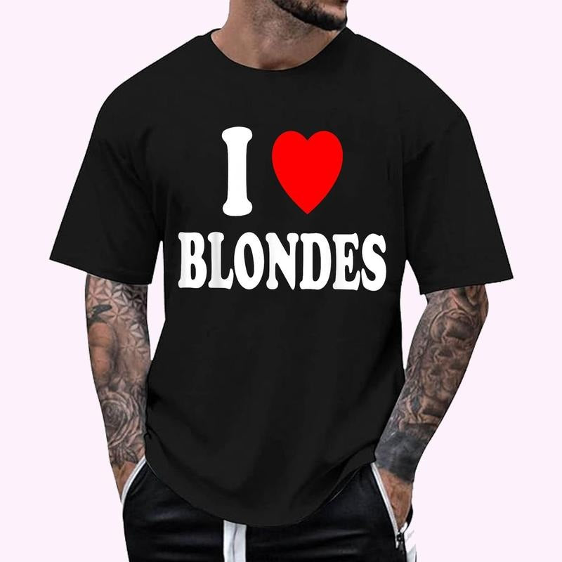 I Heart (Love) Blondes T-Shirt