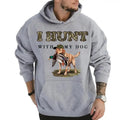 I Hunt with My Labrador Retriever Dog Unisex Crewneck Sweater, Hunting Camo Bottomland Duck Hunt Shirt Hoodie, Sweatshirt