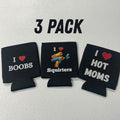 I LOVE BOOBS, SQUIRTERS, AND HOT MOMS CAN COOLERS, KOOZIES Drinkware Set Stylish T-Shirts, Hoodie, Sweatshirt