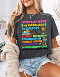 I Literally Want My Tax Dollars To Support National Parks Shirt, Protect our National Parks Sweatshirt and Hoodie,...