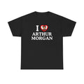 I Love Arthur Morgan Gift For Him and Her Unisex Gamers Shirt Game Tee Hoodie, Sweatshirt | RetroVerseTees.com