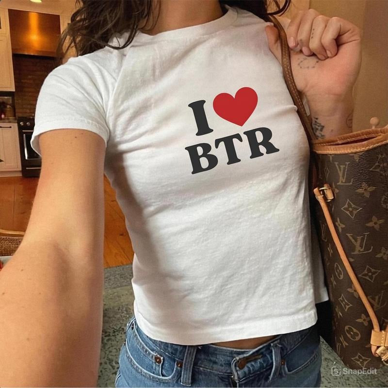 I Love Big Time Rush BTR Baby Tee, Big Time Rush In Real Life Worldwide Tour 2025 Baby Tee, Big Time Rush 2025 Concert...