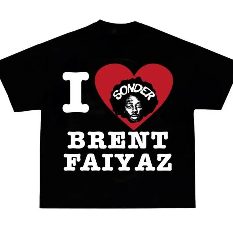 I Love Brenttt Faiyazzz Shirt Graphic Tee Trend shirt Gift For Fans Hoodie, Sweatshirt | RetroVerseTees.com