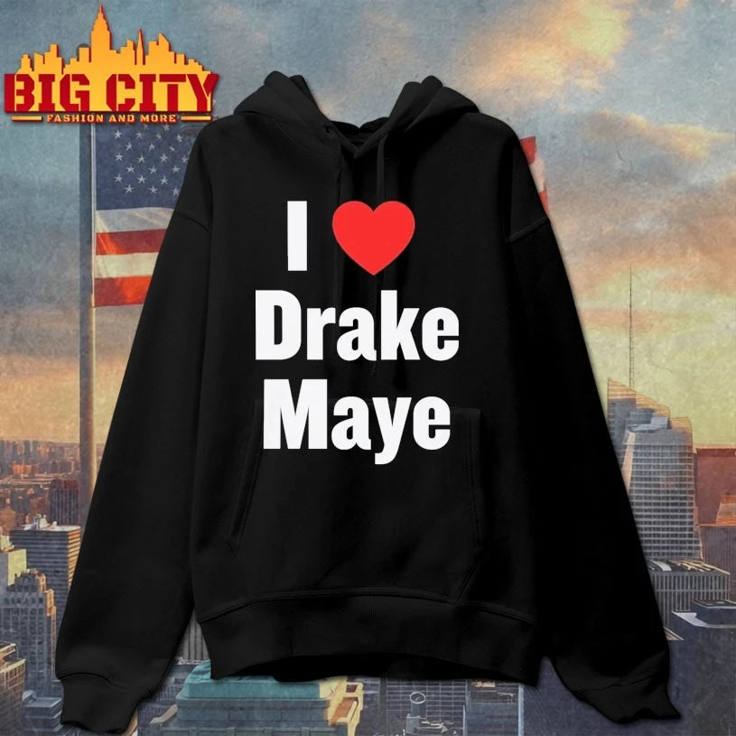 I Love Drake Maye black shirt
