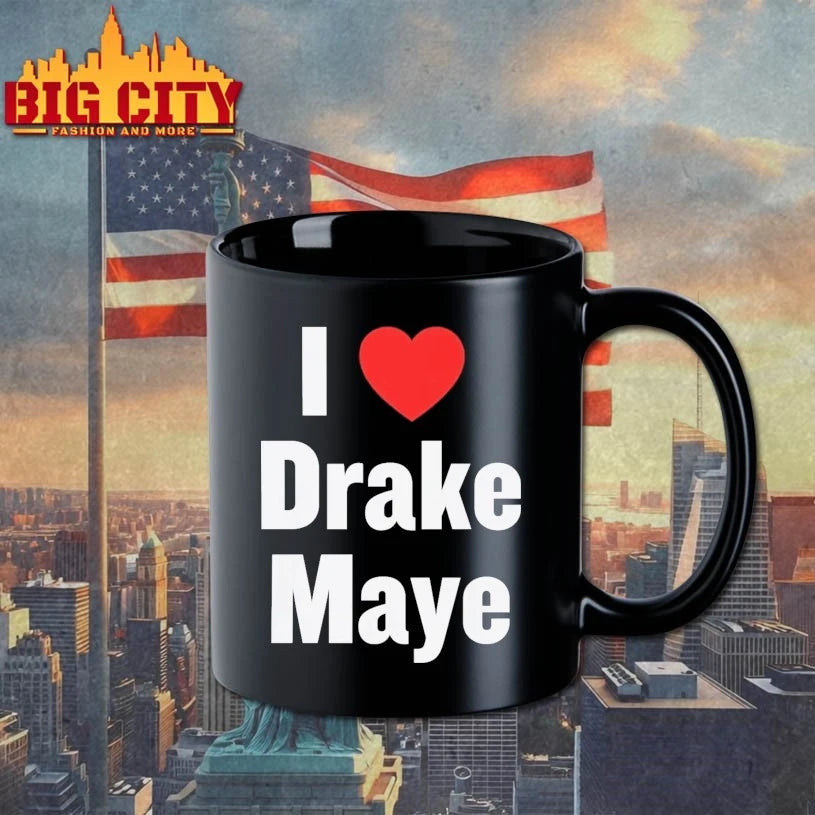 I Love Drake Maye black shirt