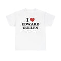 I Love Edward Cullen Unisex Tee, Twilight movie shirt Menswear T-Shirtstyle{n002}2 Hoodie, Sweatshirt | RetroVerseTees.com