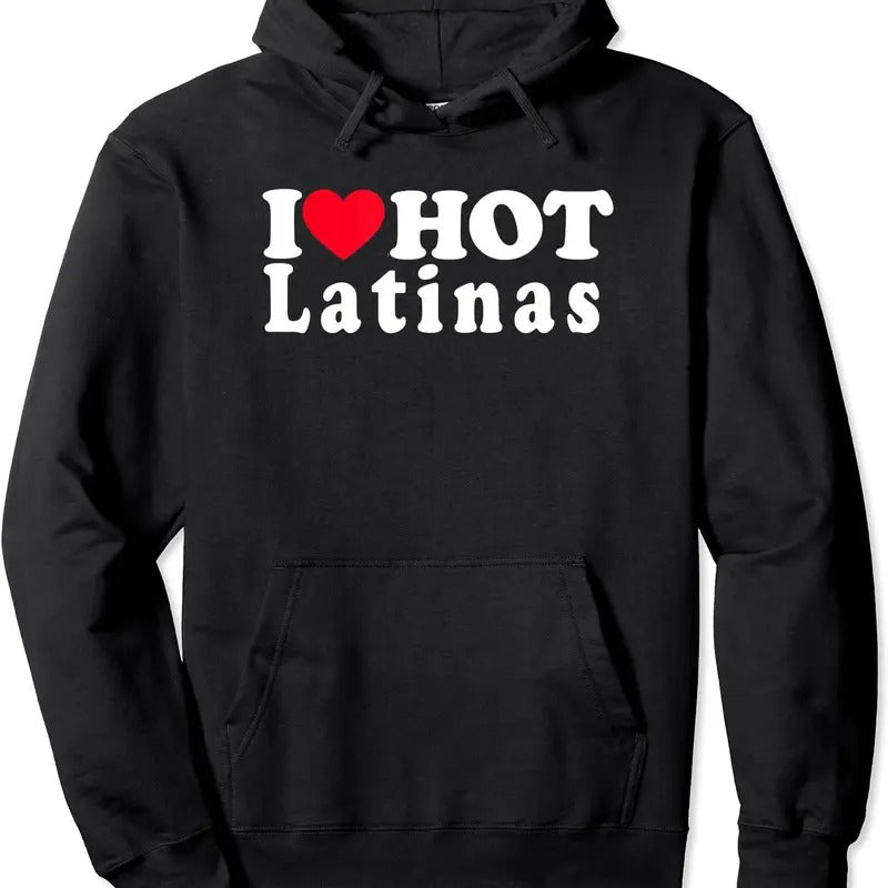 I Love Girlfriend Latina, I Heart Latina Hoodie | Unisex Hooded Sweatshirt T-Shirts | RetroVerseTees.com