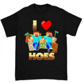 I Love Hoes Shirt Bold and Hilarious Graphic Tee for Meme Lovers Hoodie, Sweatshirt | RetroVerseTees.com