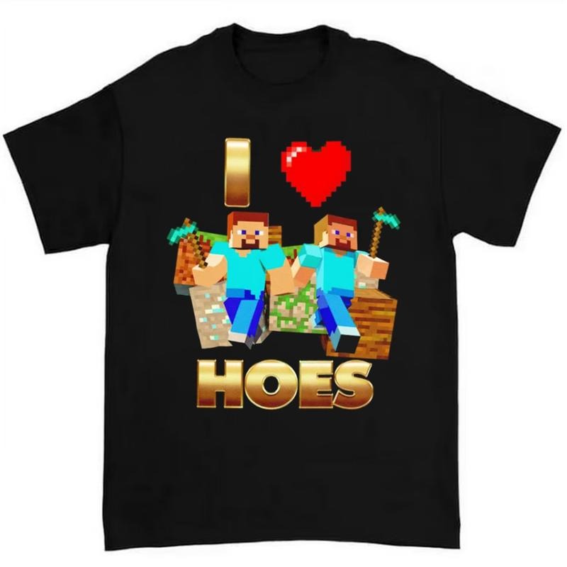 I Love Hoes Shirt Bold and Hilarious Graphic Tee for Meme Lovers Hoodie, Sweatshirt | RetroVerseTees.com