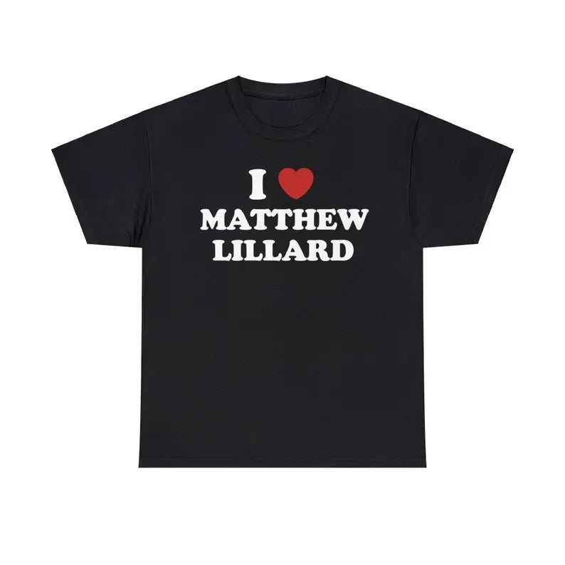 I Love Matthew Unisex Tee, Scream I love t shirt, Funny Tee Menswear T-Shirt Hoodie, Sweatshirt | RetroVerseTees.com
