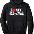 I Love My Beautiful Boyfriend Pullover Hoodie | Unisex Hooded Sweatshirt T-Shirts | RetroVerseTees.com