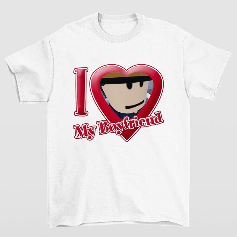 I Love My Boyfriend T Shirt Minimalist and Sweet Design for Everyday Wear Hoodie, Sweatshirt | RetroVerseTees.com
