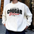 I Love My Cougar Girlfriend Sweatshirt, I Love My Girlfriend Hoodie, Funny Gift for Him, I Heart My Cougar Sweatshirt,...