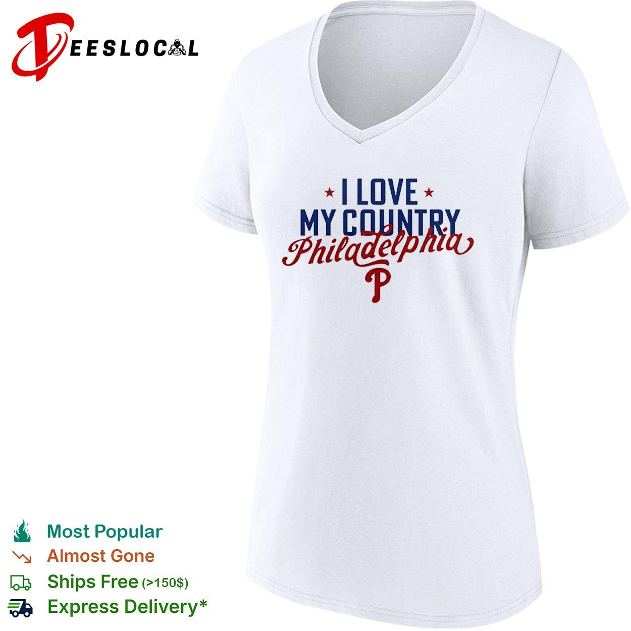 I Love My Country Philadelphia Phillies Shirt