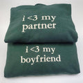 I Love My Girlfriend Couple Embroidered Sweatshirt, Couples Gifts Valentines Day, Gift for Him, Gift for Her T-Shirts, Hoodie
