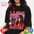 I Love My Girlfriend Custom Photo Shirt, Custom Bootleg Shirt, I Heart My Girlfriend Shirt, Boyfriends Shirt, HL16...