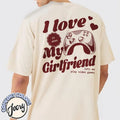 I Love My Girlfriend It When Lets Me Play Video Games T-Shirt, Valentines Day Shirt, Gifts for Boyfriend, Funny...