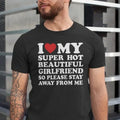 I Love My Girlfriend Tshirt, I Heart My Girlfriend Shirts, Valentine Shirt, Funny Boyfriend Shirt, Meme Y2k Tee, Unisex...