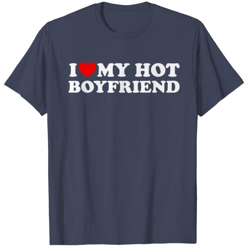 I Love My Hot Boyfriend Shirt BF I Heart My Hot Boyfriend vintage T-shirt, sweater and Hoodie Sweatshirt | RetroVerseTees.com