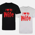 I Love My Wife - Couple Valentines Day Husband Inspired Top Tee Hoodie, Sweatshirt | RetroVerseTees.com
