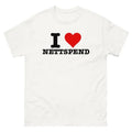 I Love NETTSPEND Funny T-Shirt I Heart nettspend Graphic T Shirt, Gift For Him, Gift For Her, Menswear Cotton Classic...
