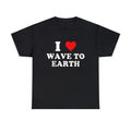 I Love Wave To Earth I Heart Wave To Earth Red Heart T-Shirt Menswear Top Hoodie, Sweatshirt | RetroVerseTees.com
