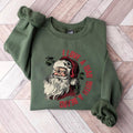 I Love a Man with a Beard Santa Christmas Sweatshirt, Funny Santa Beard Unisex Crewneck Sweatshirt & T-shirt - Cotton Fabric