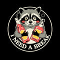 I Need A Break Trashed Panda