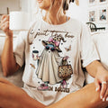 I Put The B00 In Bouje Ghost Shirt, Girly Halloween Shirt, Gothic Girl, Coquette Halloween, Unisex Short Sleeve Tee...