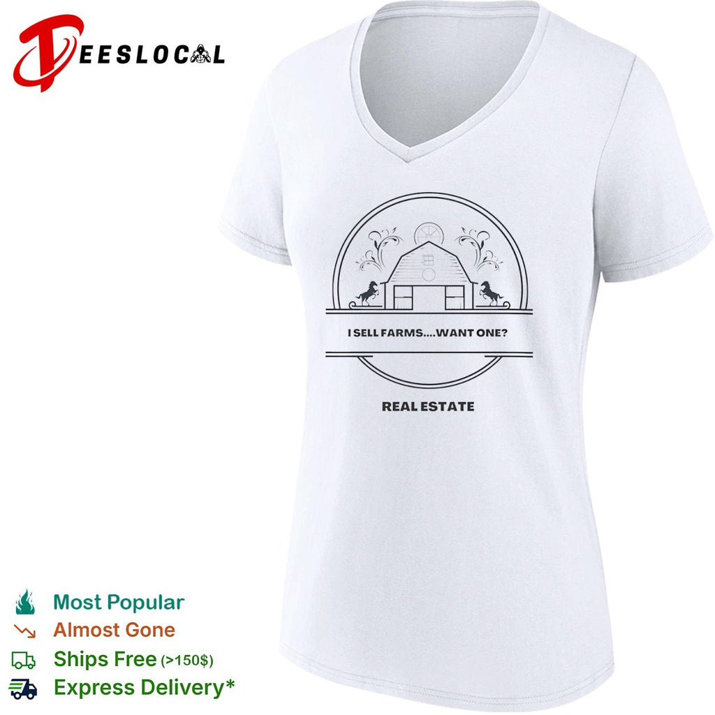 I Sell Farms Want One Real Estate Farm Agent shirt