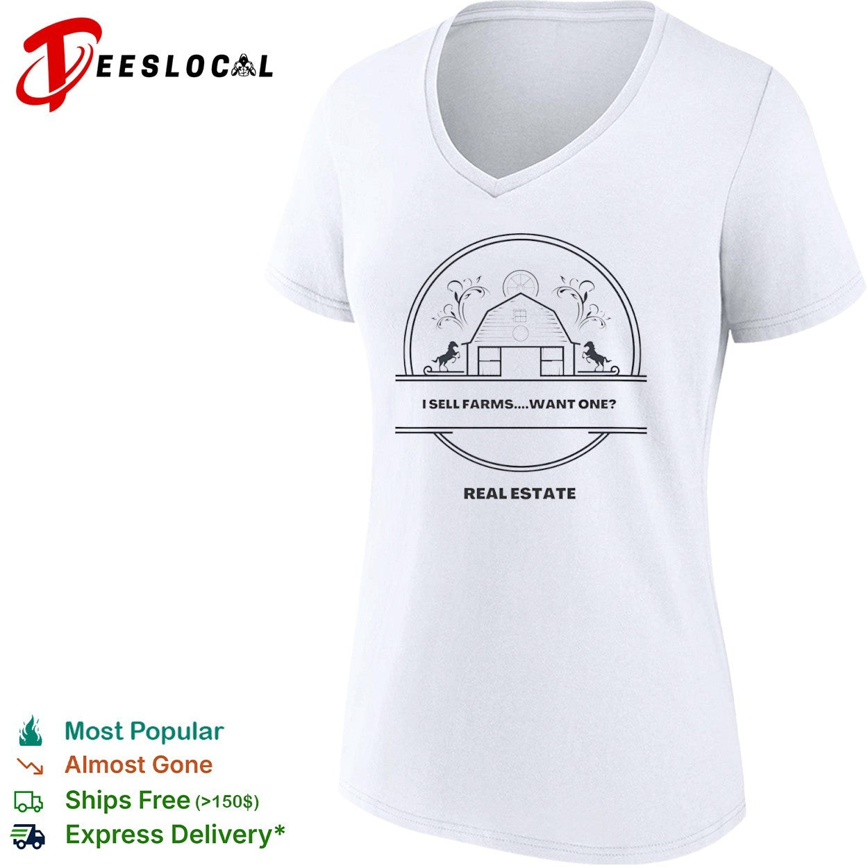 I Sell Farms Want One Real Estate Farm Agent shirt