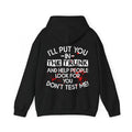 I Will Put You In The Trunk Sarcastic Hoodie Casual Street Style Fleece Fabric Pullover Hooded Sweatshirt for Women for...