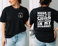 I Will Smile In My Mugshot Shirt, When It Comes To My Children Tee, Retro Mom T-shirt, Mother's Day Gift Tee, Funny Mama...