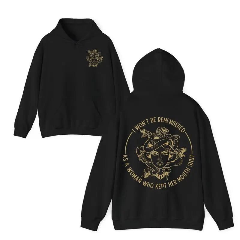 I Won't Be Remеmbered As A Woman Who Kеpt Her Mоuth Shut Hoodie, Women Powеr Shirts, For Women, For Men Sweatshirt