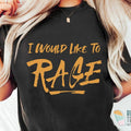 I Would Like To Rage Dnd Shirt, Barbarian D&D Dungeons And Dragons Class T Shirt, Funny Dnd Gift For Him Or Her Tee,...