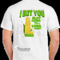 I bet you eat corn the long way - Men's Funny T-shirt Menswear Top Tshirt Shortsleeve Casual Hoodie, Sweatshirt