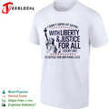 I did not grow up saying with liberty and justice for all every day shirt