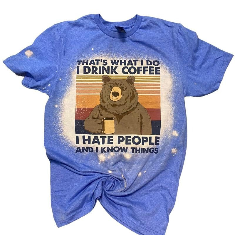 I drink coffee and Know things t-shirt Hoodie, Sweatshirt | RetroVerseTees.com