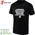 I gooned once with olive oil and now I’m Italian shirt