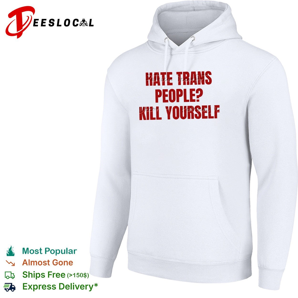 I hate trans people kill yourself shirt