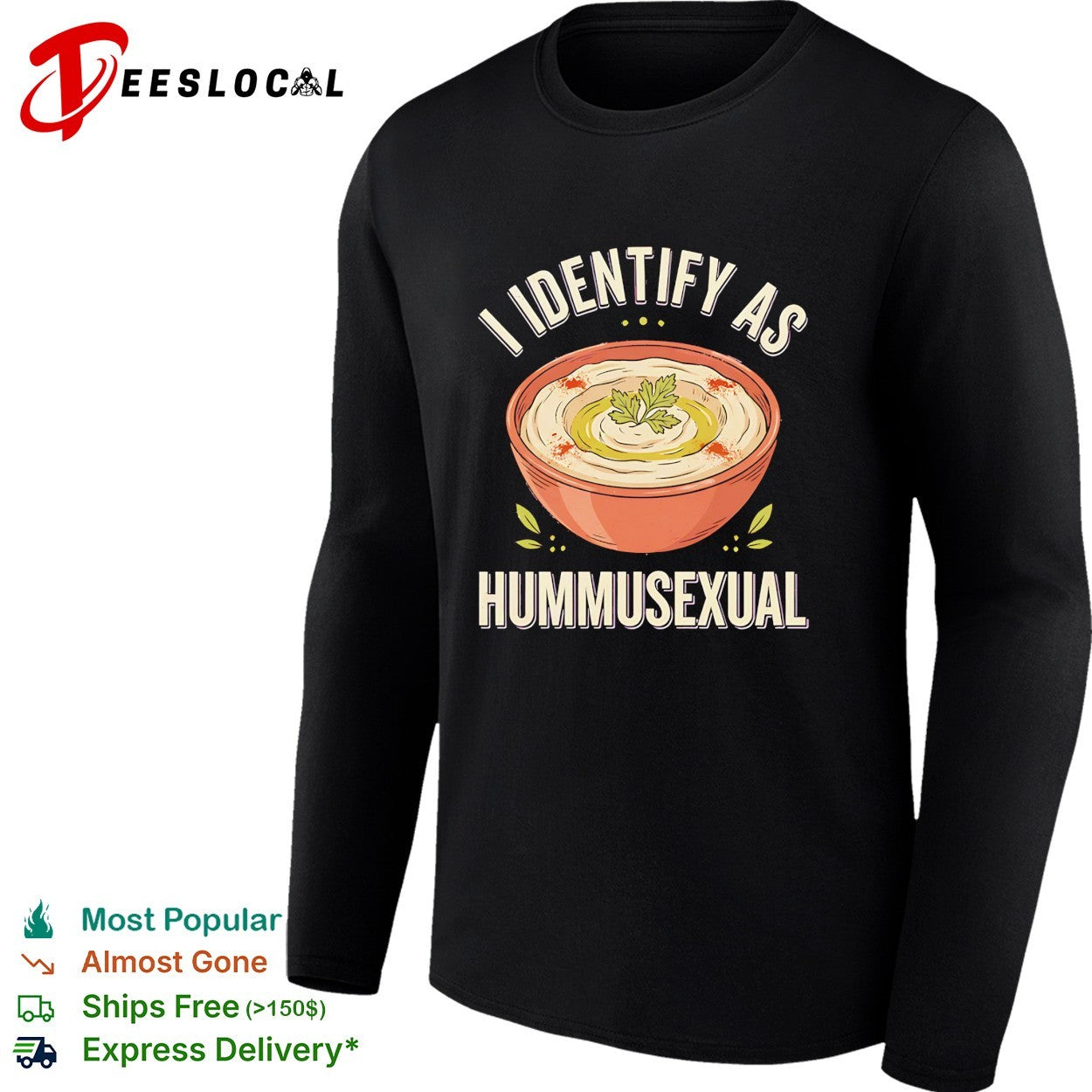 I identify as hummusexual hummus bowl shirt