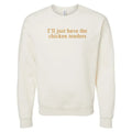 'I'll Just Have The Chicken Tenders' Crewneck Sweatshirt T-Shirts, Hoodie | RetroVerseTees.com