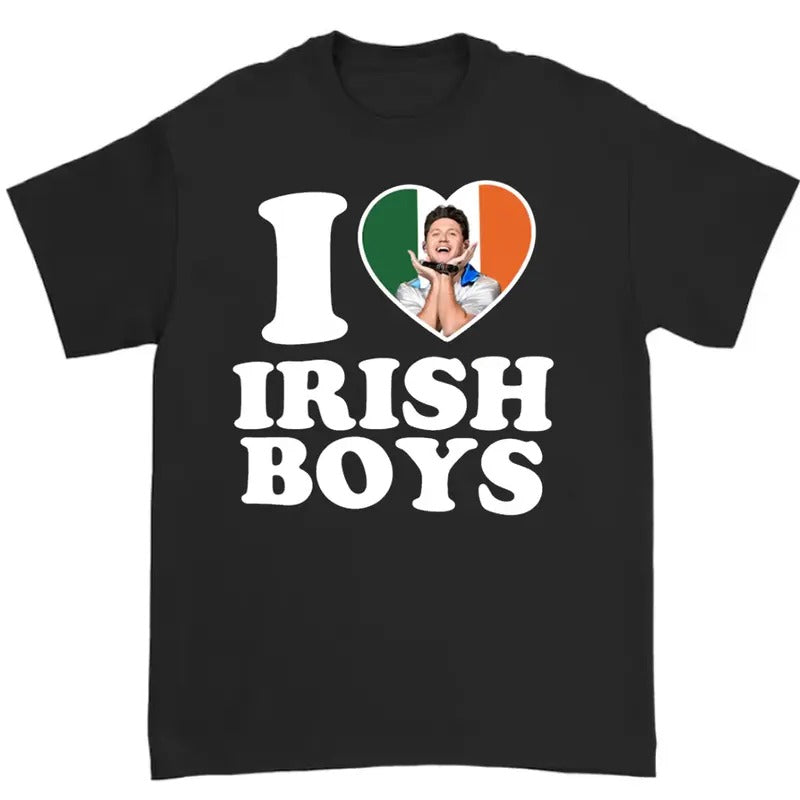 I love Irish Boy Shirt, St. Patricks Day Women's Sweatshirt, I Love My Boyfriend Shirt Hoodie | RetroVerseTees.com